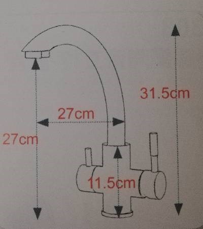 DK 1519 三用櫥房龍頭