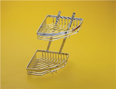 K26072 單扁鐵 雙層 轉角架