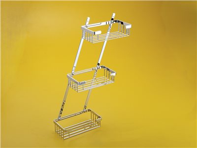 K26092 單扁鐵小方型架-三層
